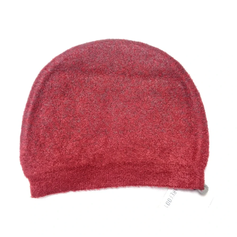 Barefoot Dreams CozyChic Lite Confetti Beanie Crimson-Rosewood One Size New With